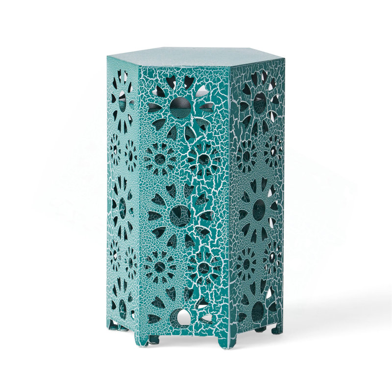 Outdoor Eliana Side Table, 2 Pcs, Teal