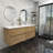 60'' Double Bathroom Vanity with Acrylic Top-70056051