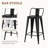 Metal Counter And Bar Stools-859470123-859470122