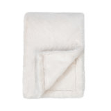 TC Taiga Faux Fur Ivory Throw 50x70