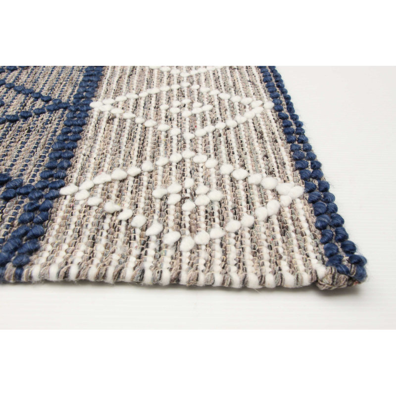 Tapis taupe en laine nouvel âge rectangulaire unique 5 pi 1 po x 8 pi 1 po Hargrett