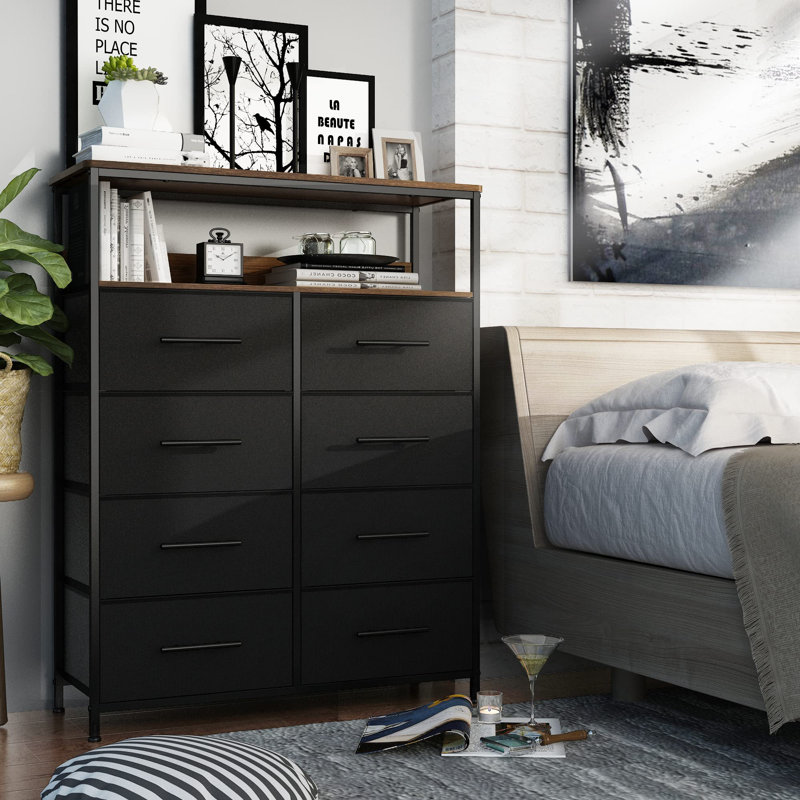 Akeeb 80cm W 8 - Drawer Chest of Drawers