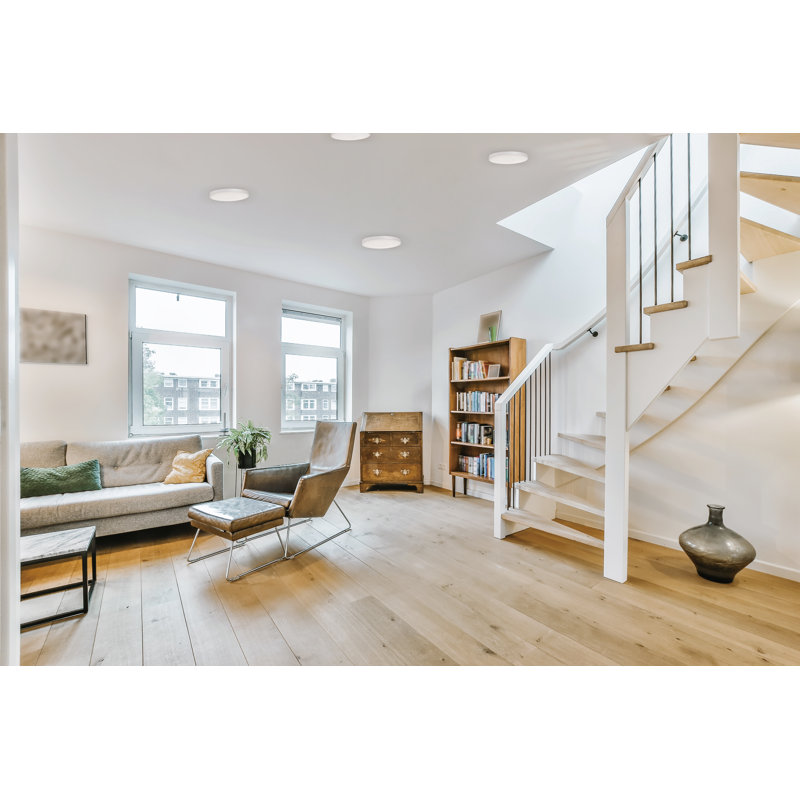 Warrenton LED Flush Mount, 0.75" H x 5" W x 5" L, White