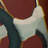 Bike Handle Orange by Alarm a Hand Embelished Textured Canvas-92376406