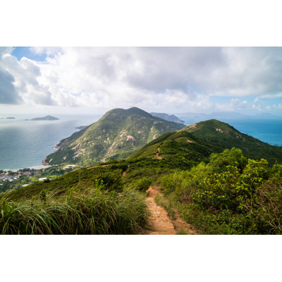 Millwood Pines Amouri Dragon's Back Mountain Trail, Best Urban Hiking Trail In Hong Kong On Canvas by Pawinp Photograph