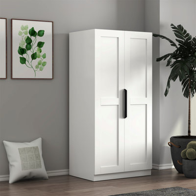 Wood Storage Freestanding Buffet Cabinet with Doors and Shelves