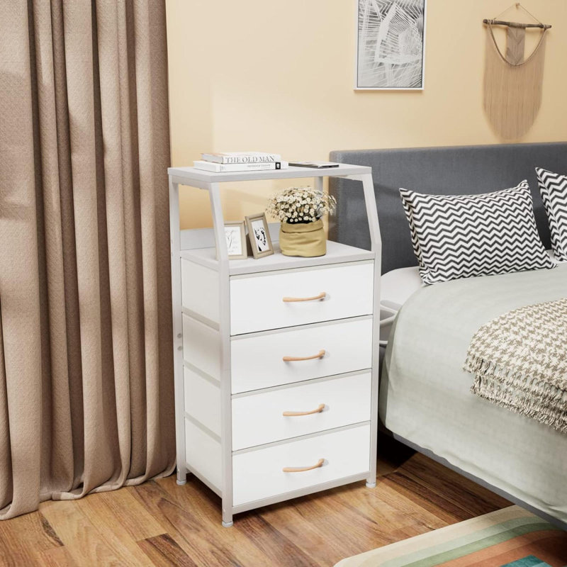 Pragna 16.1'' Wide Storage Cabinet, White