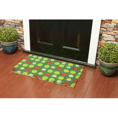 Non-Slip Polka Dots Outdoor Doormat