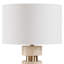 Lampe de table en travertin Uttermost Makani