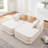77.2" Teddy Fabric Boneless Sofa Bed-80218198