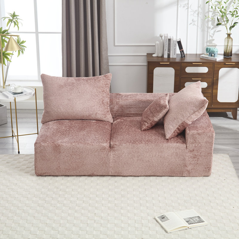 Exquisite fabric technology, intimate two-person design, lazy leisure sitting, free combination of flexible and changeable, a wide range of scene applicability of the sofa