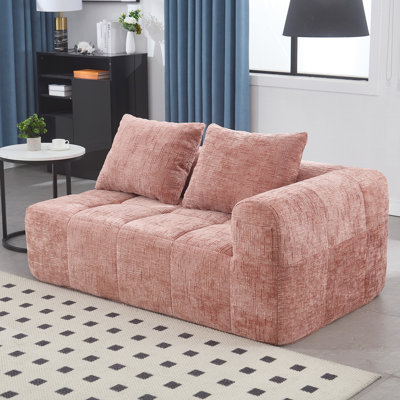 Chenille modulaire - Poupée en coton et conception ergonomique, canapé minimaliste en mousse à rebond rapide