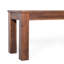 Bancs 60,49 "en bois rustique de 2 panneaux terreux 2 lattes, structure stable
