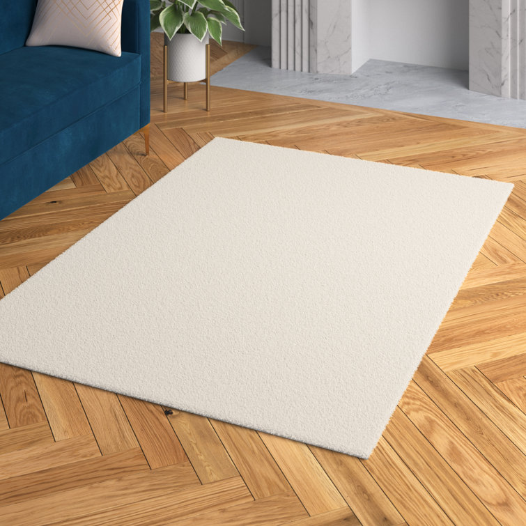 Gina Machine Washable Tufted Ivory Rug