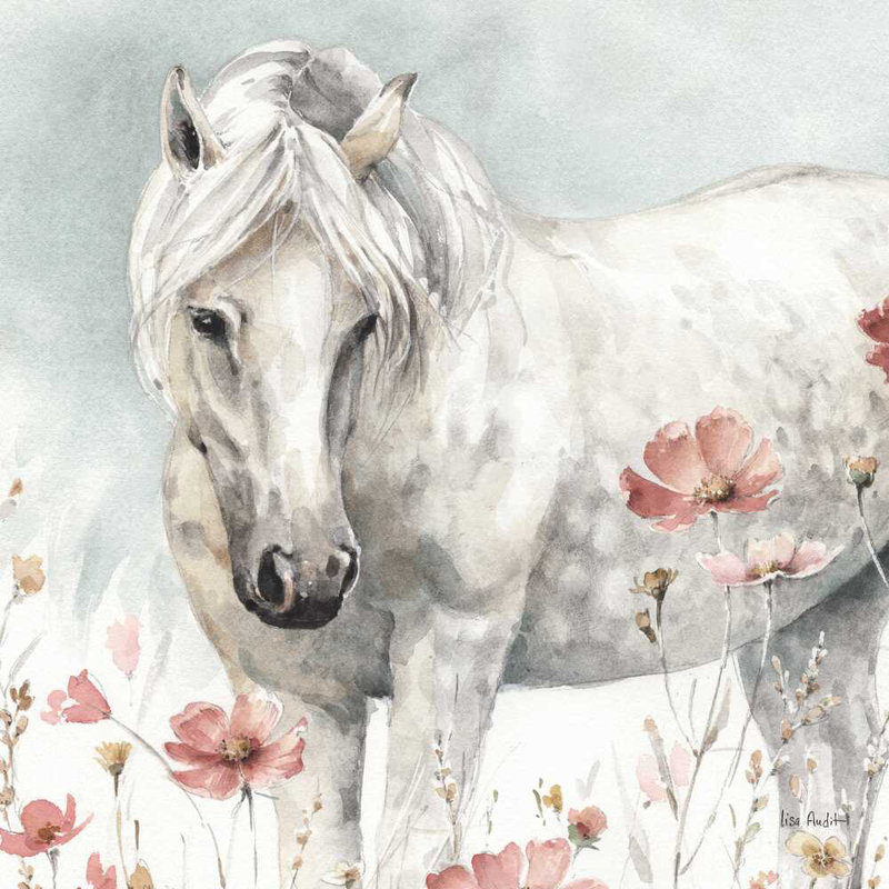 Chevaux sauvages V, H 20 po x l 20 po x P 1,25 po