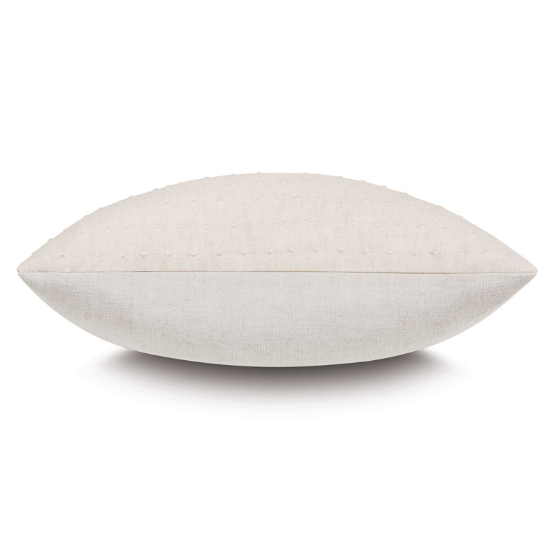 Clearview Square Pillow Cover & Insert, Cream, 22" x 22"
