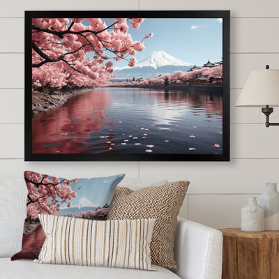 " Japon Art Pink Mount Fuji V "