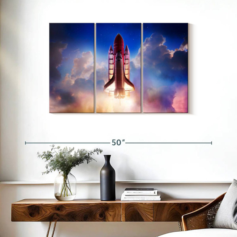 Oberle Rocket To The Sky, 24" H x 38" W