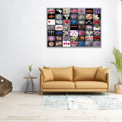 «Collage Of Flowers», reproduction d'art sur toile