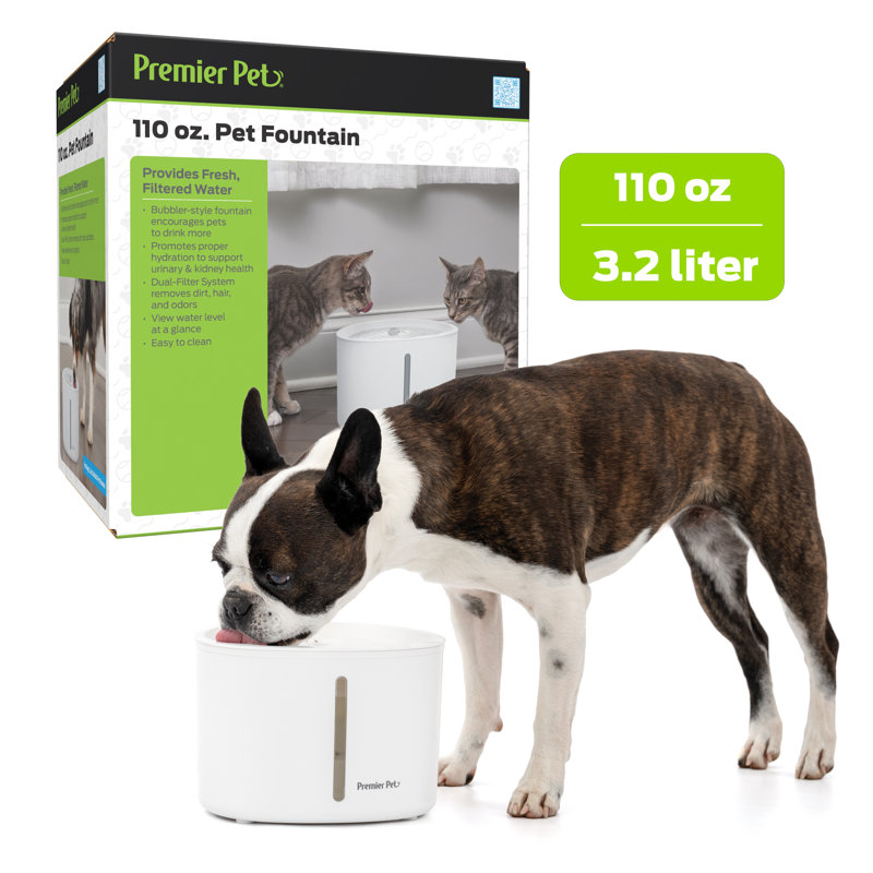 Premier Pet 110 oz Pet Fountain, 110 Oz