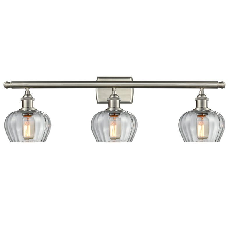 Patrina 3 - Light Dimmable Vanity Light, Brushed Satin Nickel