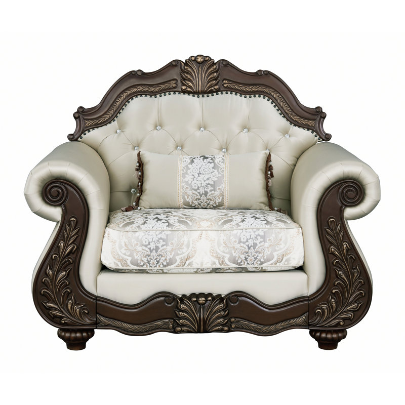 Chaise rembourrée avec coussin