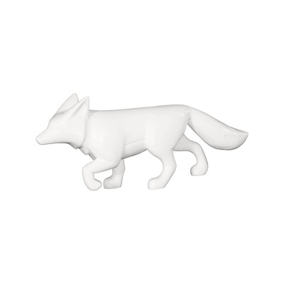 Fox Sculpture, Gel Coat White