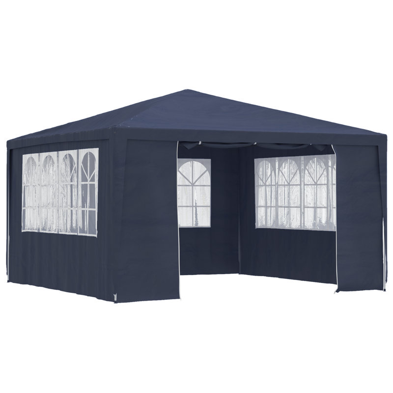 Atsuko 4m x 4m Steel Party Tent, Blue