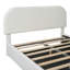 Lit plateforme tapissier Teddy