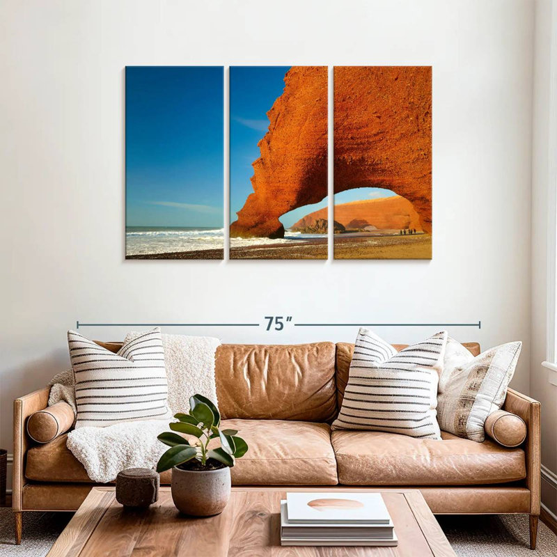 Moroccan Red Arch Gillard, 36" H x 57" W
