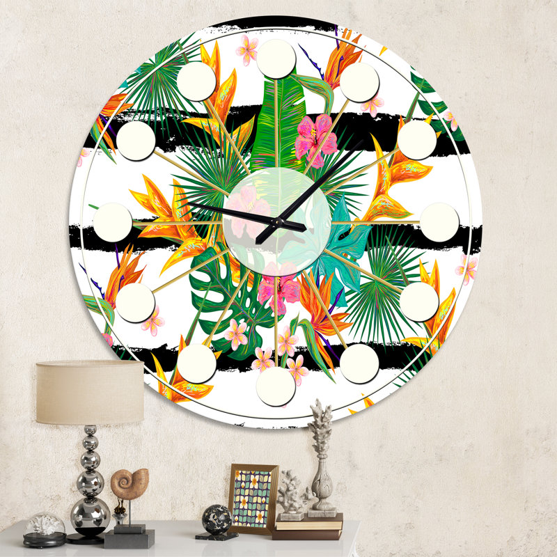 Horloge murale rétro Mid-Century, Moyen