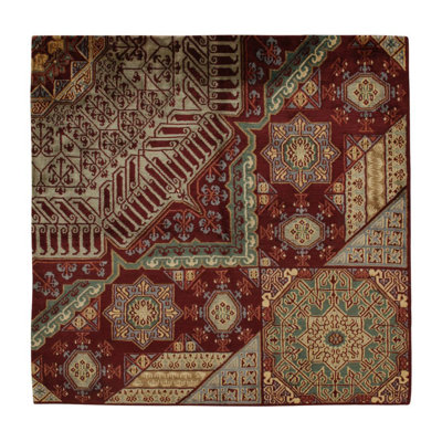 One-of-a-Kind 3'11" X 4' Hand Knotted Area Rug