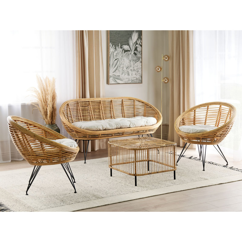 MARATEA/CESENATICO 4 - Person Garden Lounge Set with Cushions