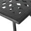 Table de patio 68 po rectangulaire avec fonction cuivre, fonte rectangulaire en aluminium d'aspect fini