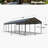 12 X 30 Ft Heavy Duty Carport With Galvanized Steel Roof