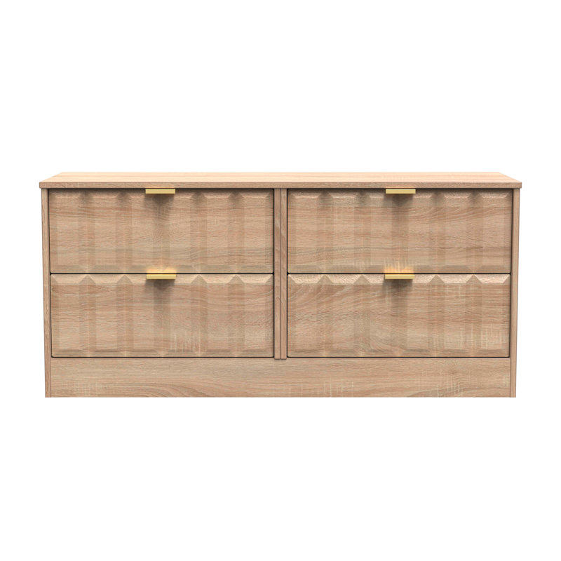 115cm W 4 - Drawer Chest of Drawers, Bardolino Oak