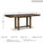 Hannalise Extendable Trestle Counter Height Dining Table -780548349