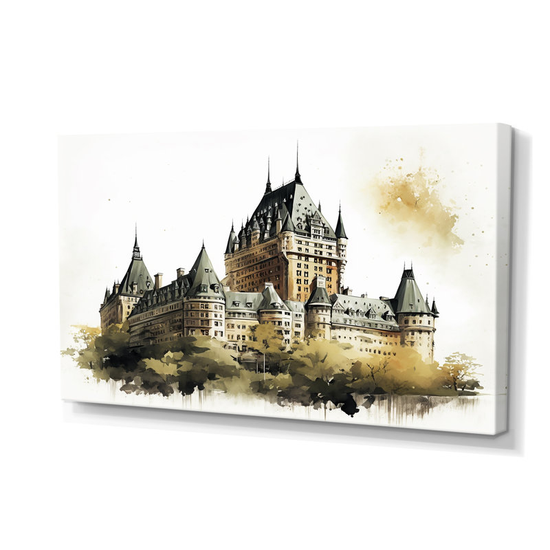 Château Frontenac au Québec - art mural Québec