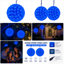 Ensemble de 50 lumières sphériques bleues Sphere