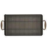 Anolon Advanced Home Hard Anodized Nonstick Double Burner Griddle, 10 Inch X 18 Inch