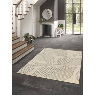 Elle Decoration Teppich Roanne in Creme/Beige | Kurzflor-Läufer