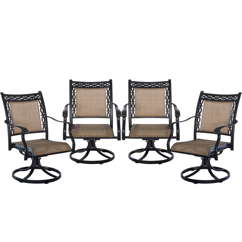 Fauteuil de patio pivotant Kamas