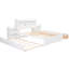 Lit plateforme double avec rangement escamotable-1324789397