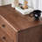 Brown Solid Wood Accent Cabinet