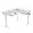75" L-shaped Electric Standing Desk With Smart Hub & Height-adjustable Design-1608203064
