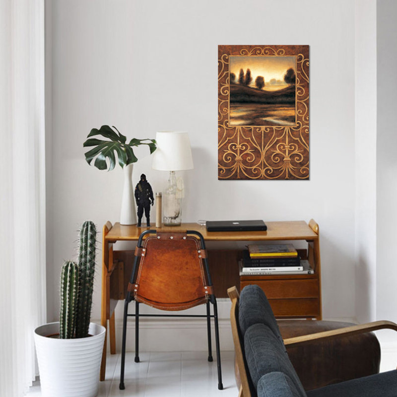 «Dawn II», reproduction d'art sur toile, H 60 po x l 40 po x P 1,5 po, Toile tendue, Pas de tapis