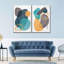 «Abstract Tropical Haven», reproduction sur toile-92900191