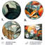 Décoration murale tropicale orange et vert I - Décoration murale en métal tropical-92739563