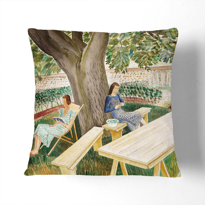 Resting Scatter Cushion Pillow, 40cm H x 40cm W x 15cm D, Stone