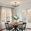 Plafonnier semi-encastré 5 lumières façon bougie-1840035601